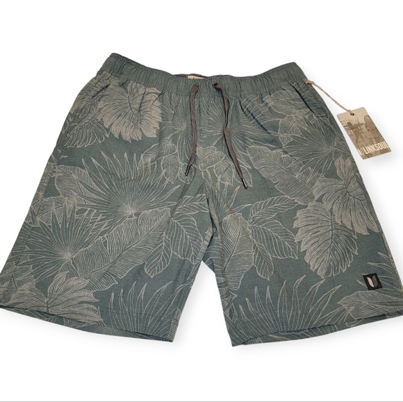 Linksoul Shorts Rustler Print Saturday Shorts in Color Storm Style LS6156 - Picture 3 of 11